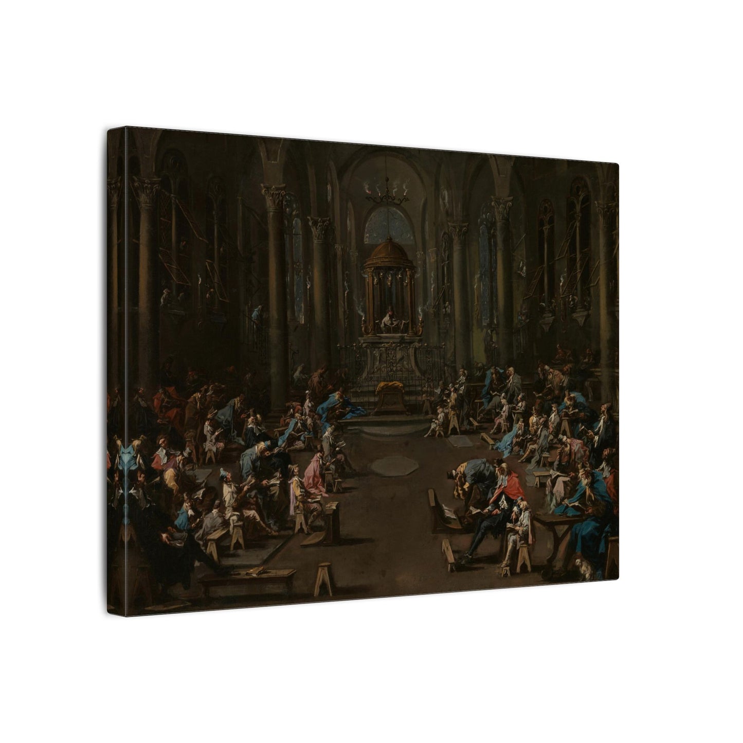 Interior of a Synagogue, Alessandro Magnasco (c.1725)