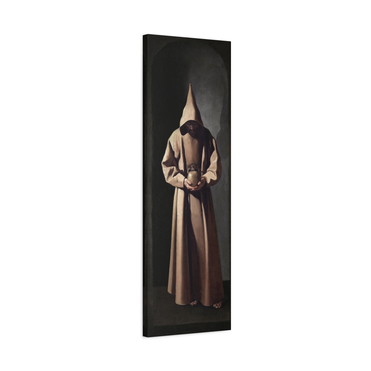 Saint Francis Standing with a Skull, Francisco de Zurbarán (c. 1635)