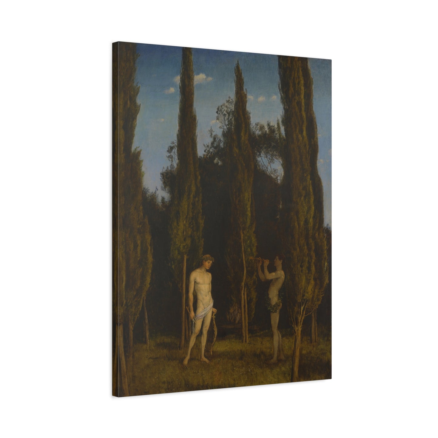Apollo and Marsyas, Hans Thoma (c. 1888)