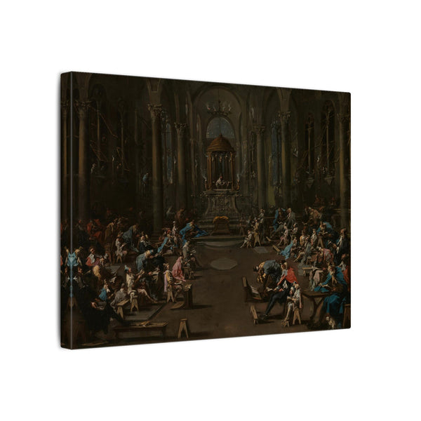 Interior of a Synagogue, Alessandro Magnasco (c. 1725-1735)