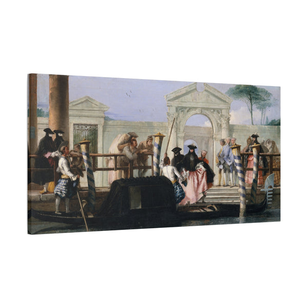 The Departure of the Gondola, Giovanni Domenico Tiepolo (mid-1760s)