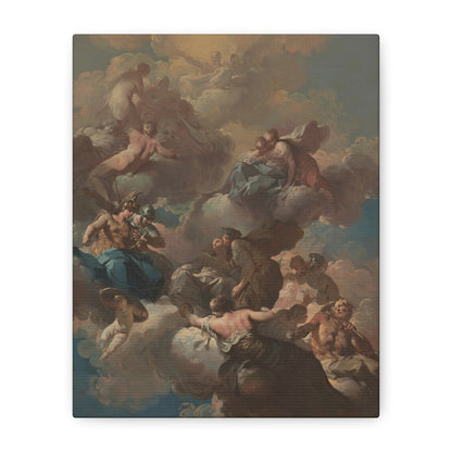 Sketch for a Ceiling Fresco, Giovanni Domenico Ferretti (1735-1745)