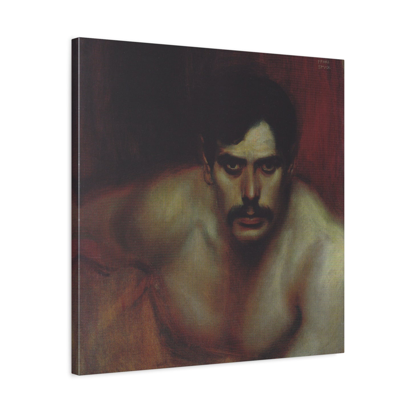 Male Portrait Study (A Bad Conscience), Franz von Stuck (c. 1896)