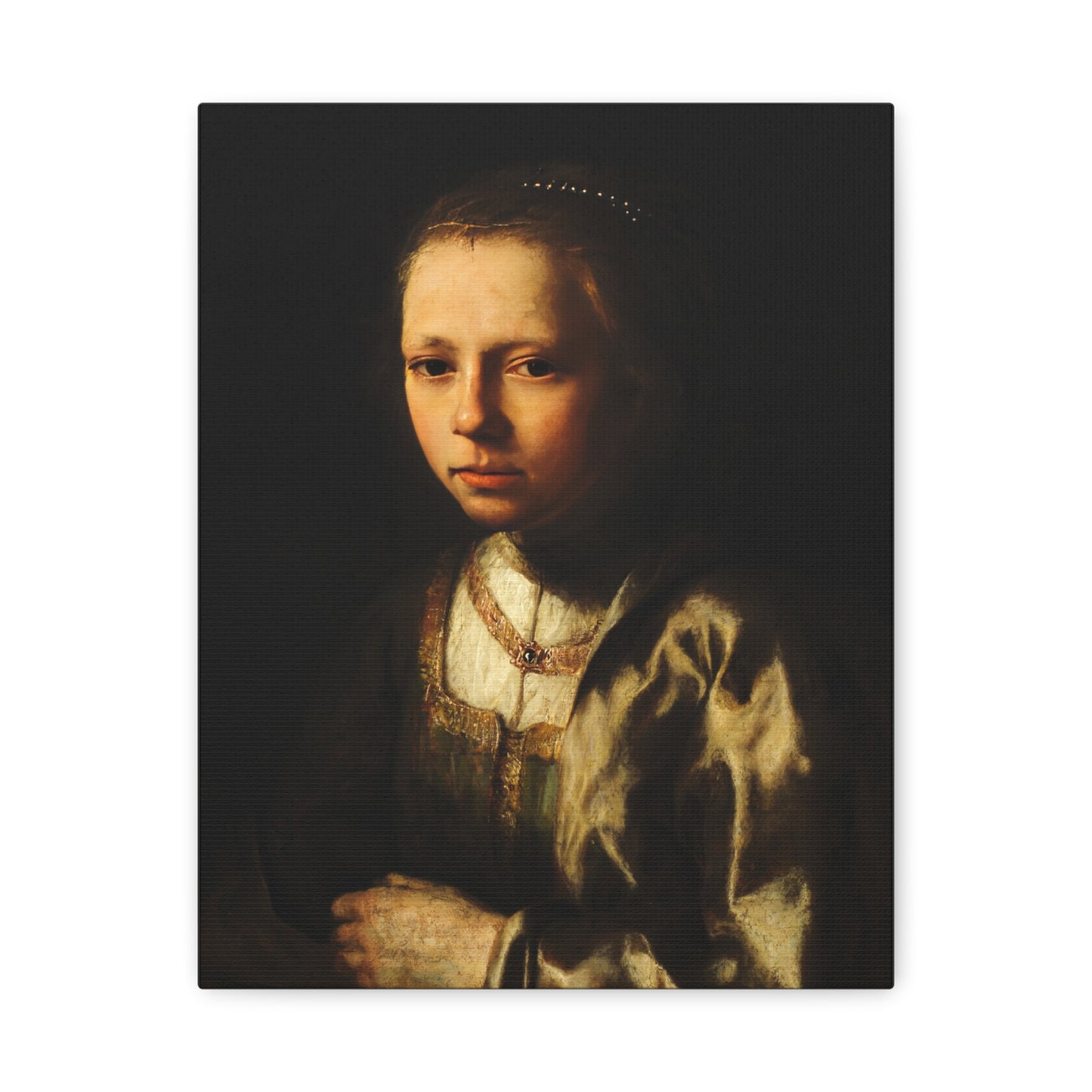 Young Girl, Gerrit Willemsz Horst (n.d.)