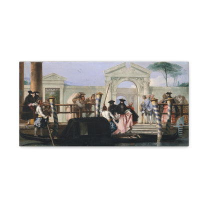 The Departure of the Gondola, Giovanni Domenico Tiepolo (mid-1760s)