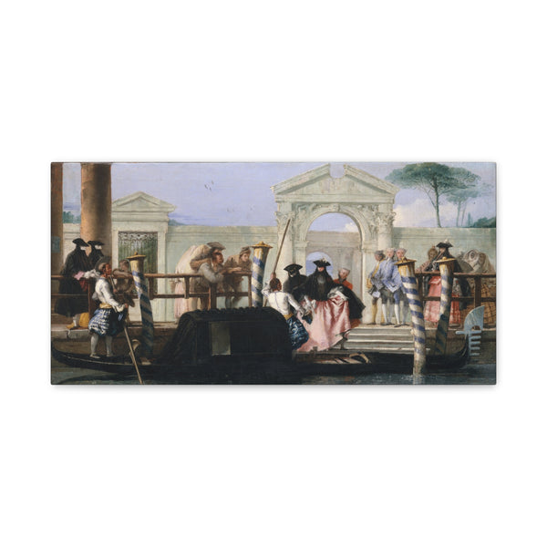 The Departure of the Gondola, Giovanni Domenico Tiepolo (mid-1760s)