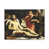 The Dead Christ in the Tomb with Two Angels, Abraham Janssen van Nuyssen (c. 1610)