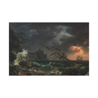 A Shipwreck in Stormy Seas, Claude-Joseph Vernet (1773)