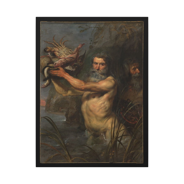 Two Tritons at the Feast of Acheloüs, Attributed to Anthony van Dyck and Frans Snyders (c. 17th century)