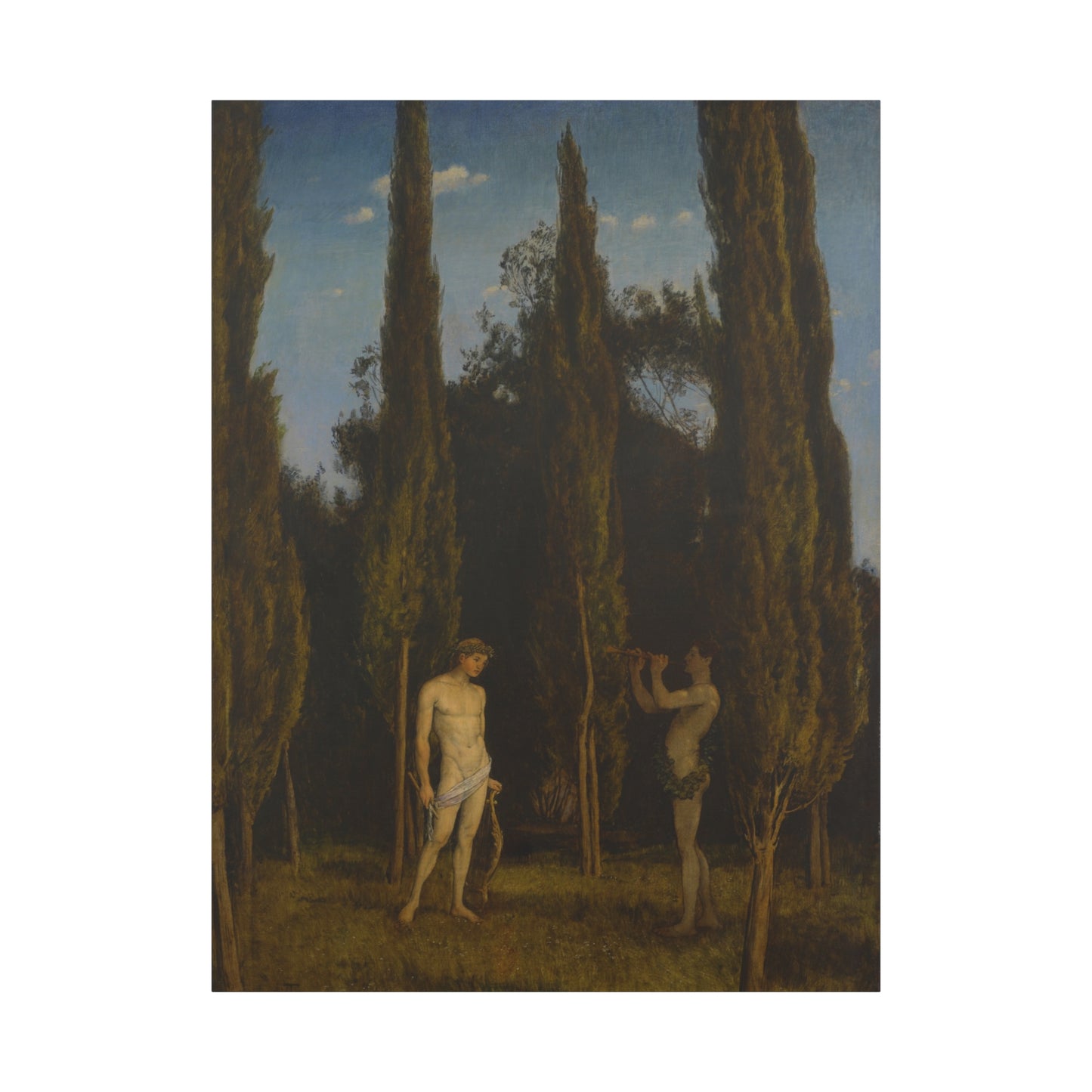 Apollo and Marsyas, Hans Thoma (1888)