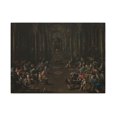 Interior of a Synagogue, Alessandro Magnasco (c.1725)