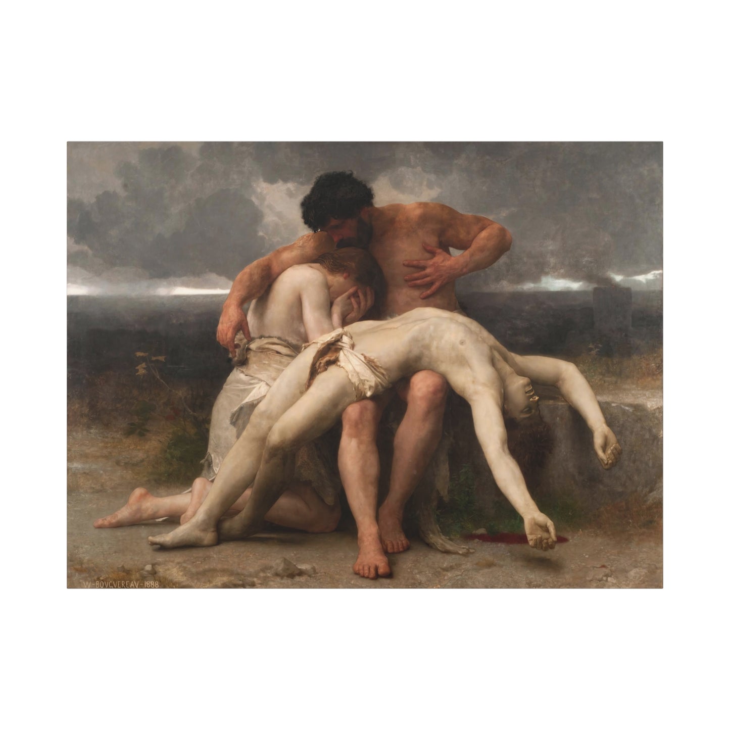 The First Mourning, William-Adolphe Bouguereau (c. 1888)