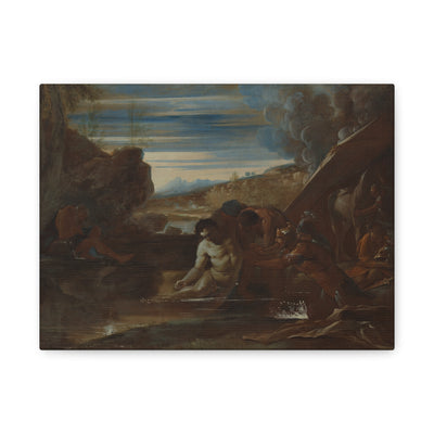 Alexander the Great Rescued from the River Cydnus, Pietro Testa (c. 1650)
