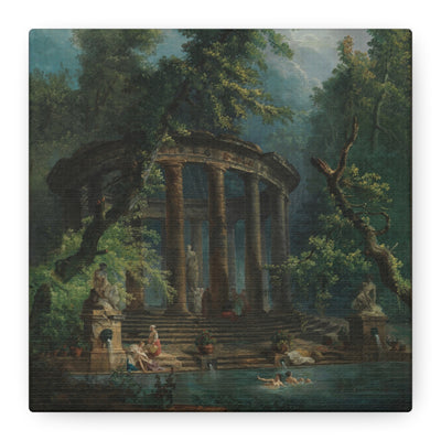 The Bathing Pool, Hubert Robert (c. 1777–79) | Mini Series