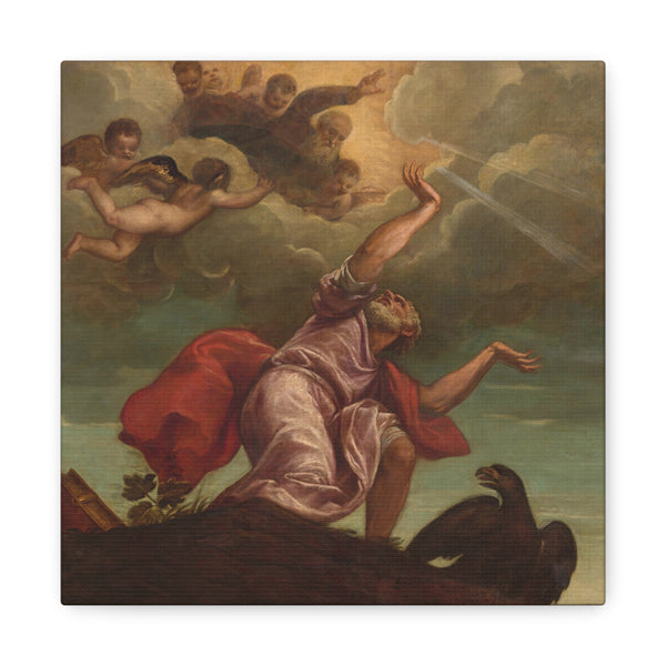 Saint John the Evangelist on Patmos, Titian (c. 1553-1555)