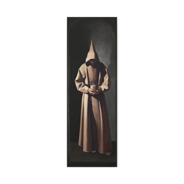 Saint Francis Standing with a Skull, Francisco de Zurbarán (c. 1635)