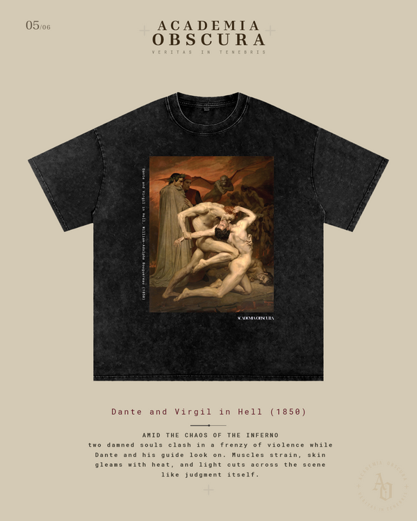 Dante and Virgil in Hell, Bouguereau T-Shirt
