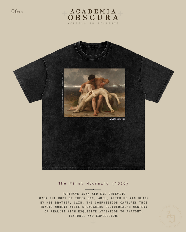 The First Mourning, Bouguereau T-Shirt